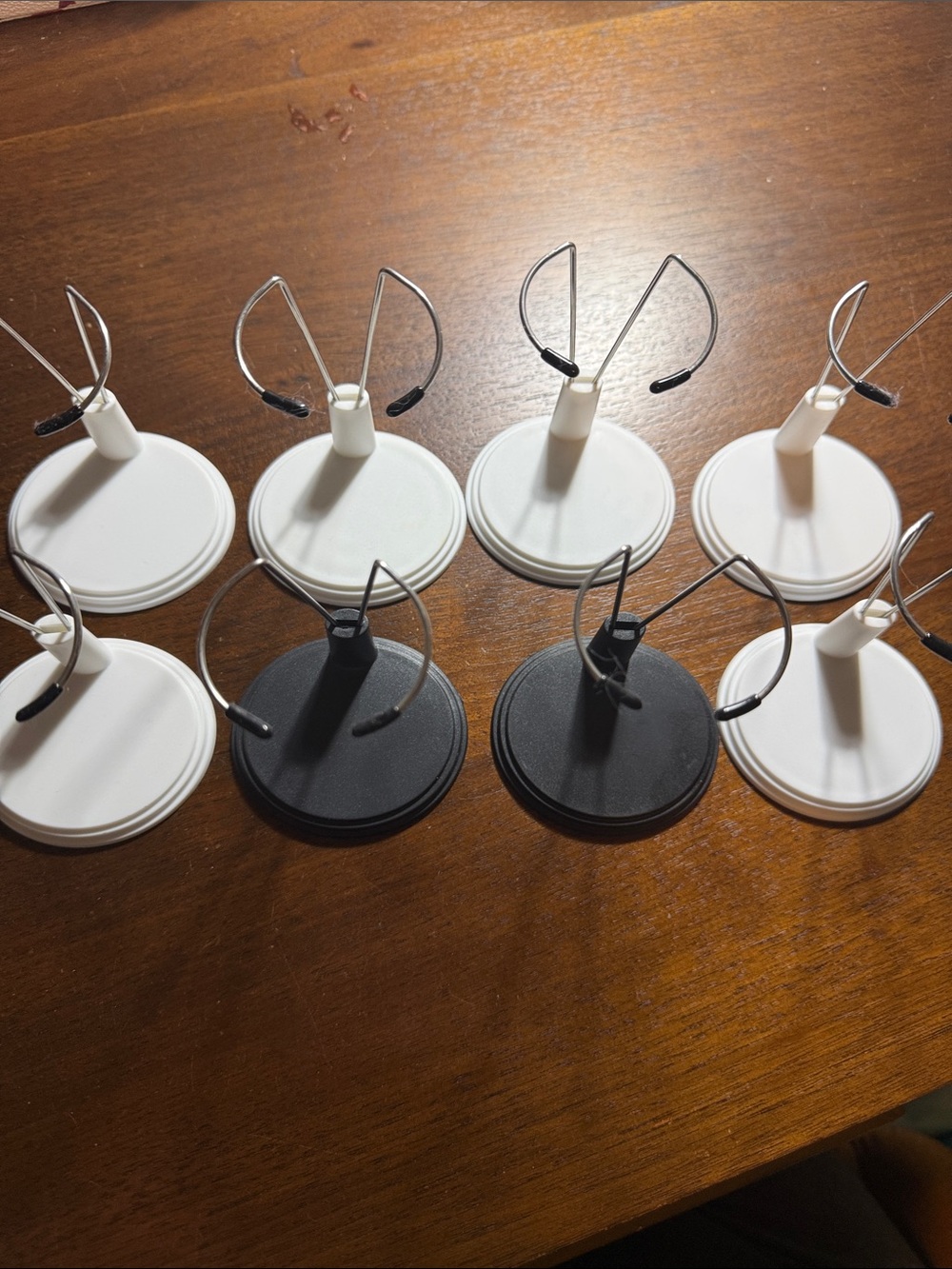 Neutral White and Black Display Stand Set - Home Other Small Ones